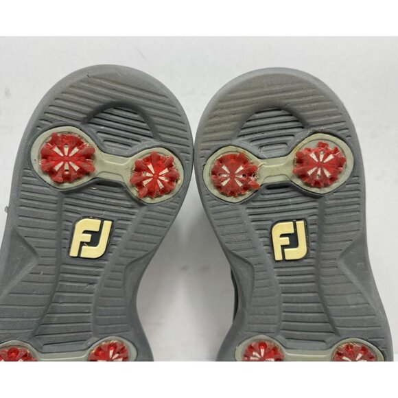 FootJoy Traditions Men's Size 9 M Black Leather Lace Up Golf Sneakers 57904 - Picture 7 of 10